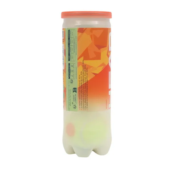 Мяч теннисный детский HEAD Stage 2 Orange, 578423,уп.3 шт, фетр,нат.резина,желто-оранжевый за 836.40 ₽ в Краснодаре