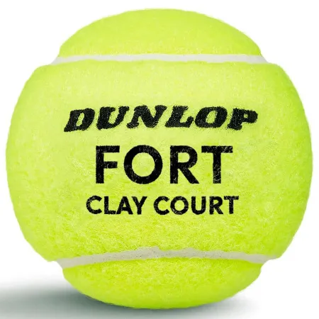Мяч теннисный Dunlop Fort Clay Court 4B, 601613, уп.4 шт,одобр.ITF и FFT,сукно,нат.резина,желтый за 1&nbsp;812.20 ₽ купить в Краснодаре