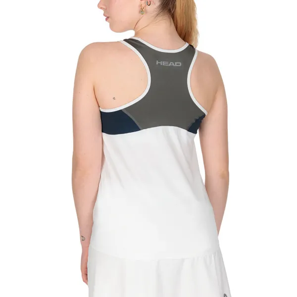 СЦ*Майка жен. HEAD Club 22 Tank Top W 814461-WHDB-L, р.L, 92% полиэстер, 8% эластан, белый за 3&nbsp;500.30 ₽ в Краснодаре