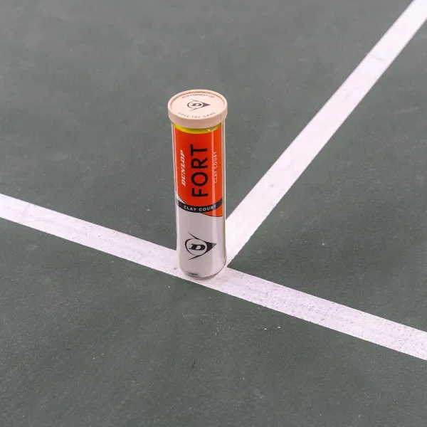 Мяч теннисный Dunlop Fort Clay Court 4B, 601613, уп.4 шт,одобр.ITF и FFT,сукно,нат.резина,желтый за 1&nbsp;812.20 ₽ в Краснодаре