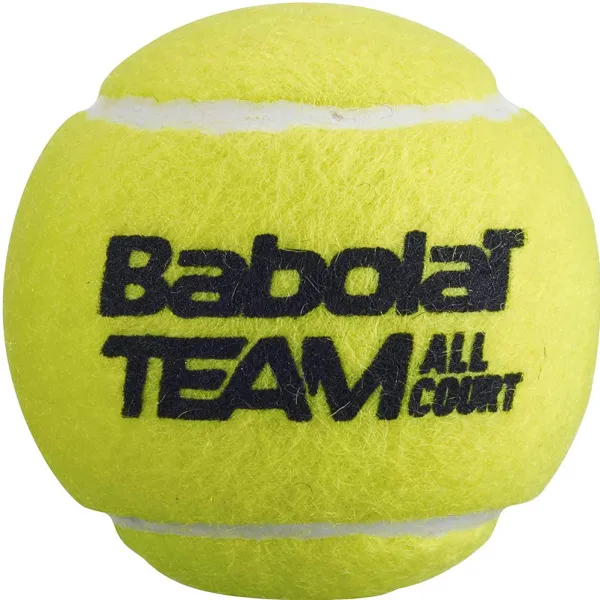 Мяч теннисный BABOLAT Team All Court,502081, уп.4 шт,одобр.ITF, сукно, нат.резина,желтый за 2&nbsp;385.10 ₽ в Краснодаре