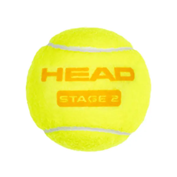 Мяч теннисный детский HEAD Stage 2 Orange, 578423,уп.3 шт, фетр,нат.резина,желто-оранжевый за 836.40 ₽ в Краснодаре