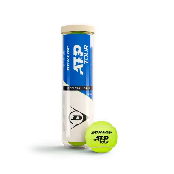 Мяч теннисный Dunlop ATP Official Tour Premium 4B, 601599, уп.4шт, одобр. ITF, нат.резина,фетр. за 1&nbsp;734 ₽ в Краснодаре